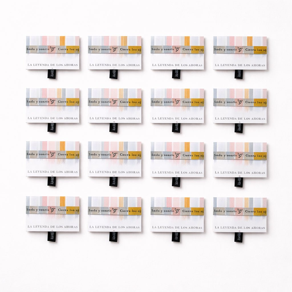 12 Pulseras de tela Ahorísticas - LOS AHORAS