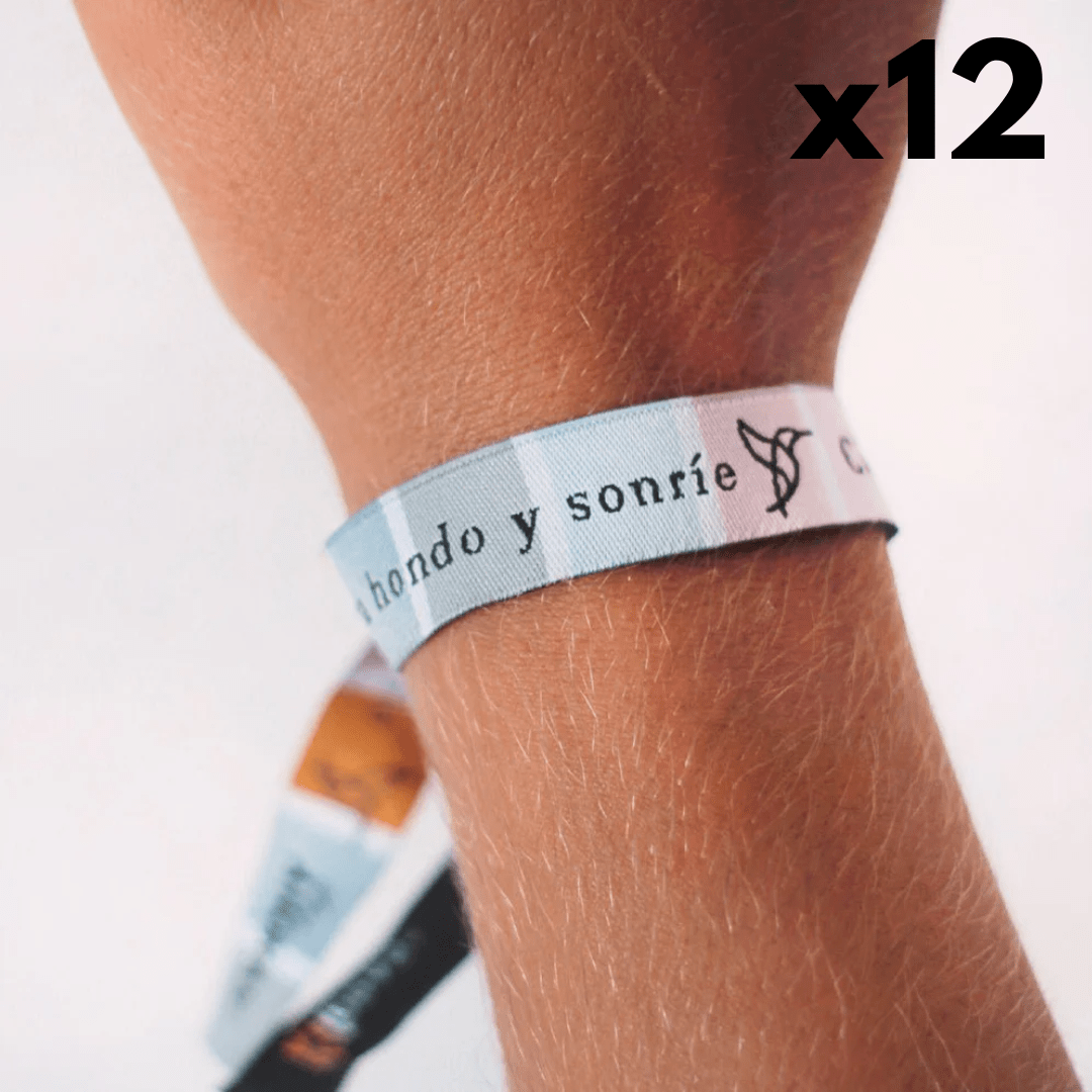 12 Pulseras de tela Ahorísticas - LOS AHORAS