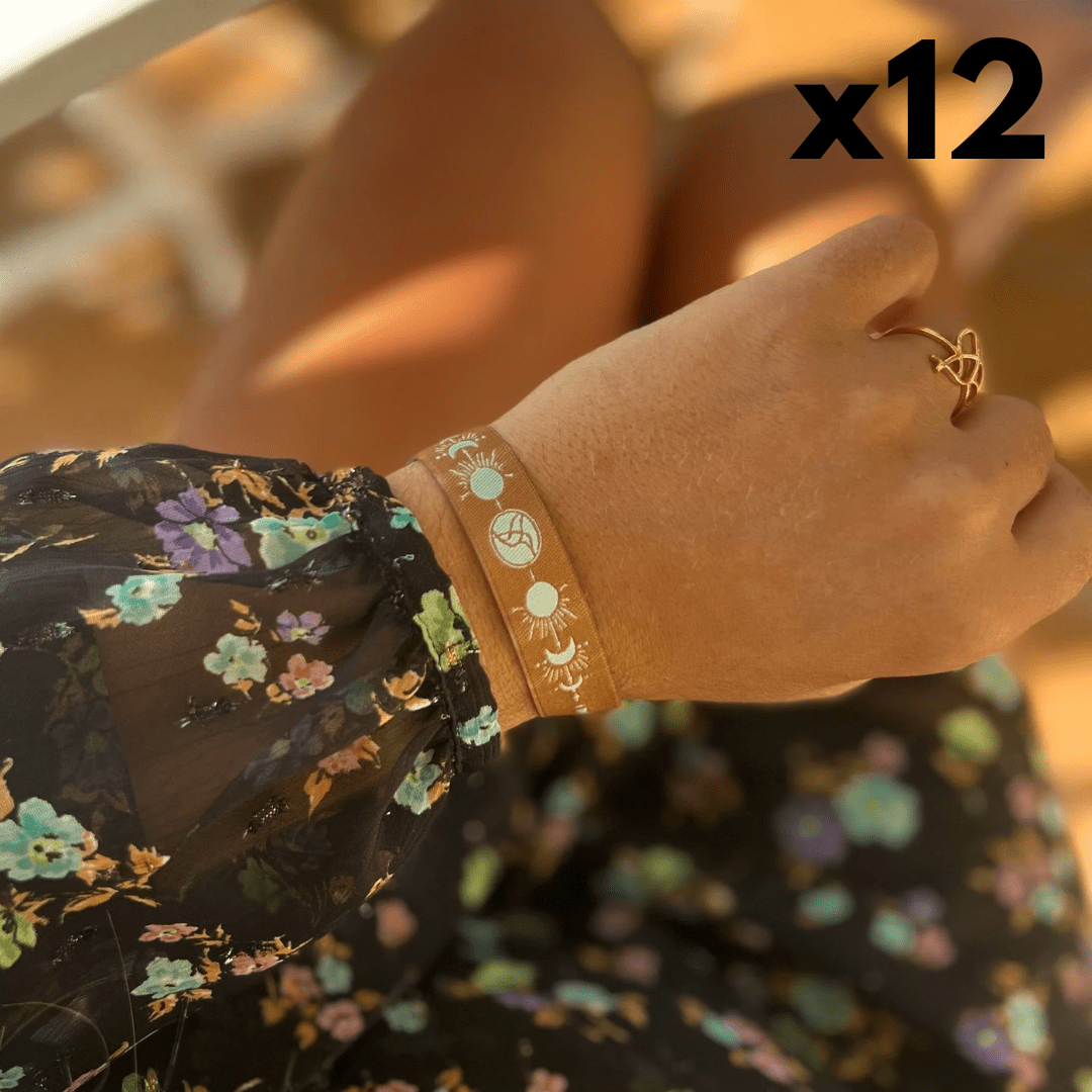 12 Pulseras de tela Ahorísticas - LOS AHORAS