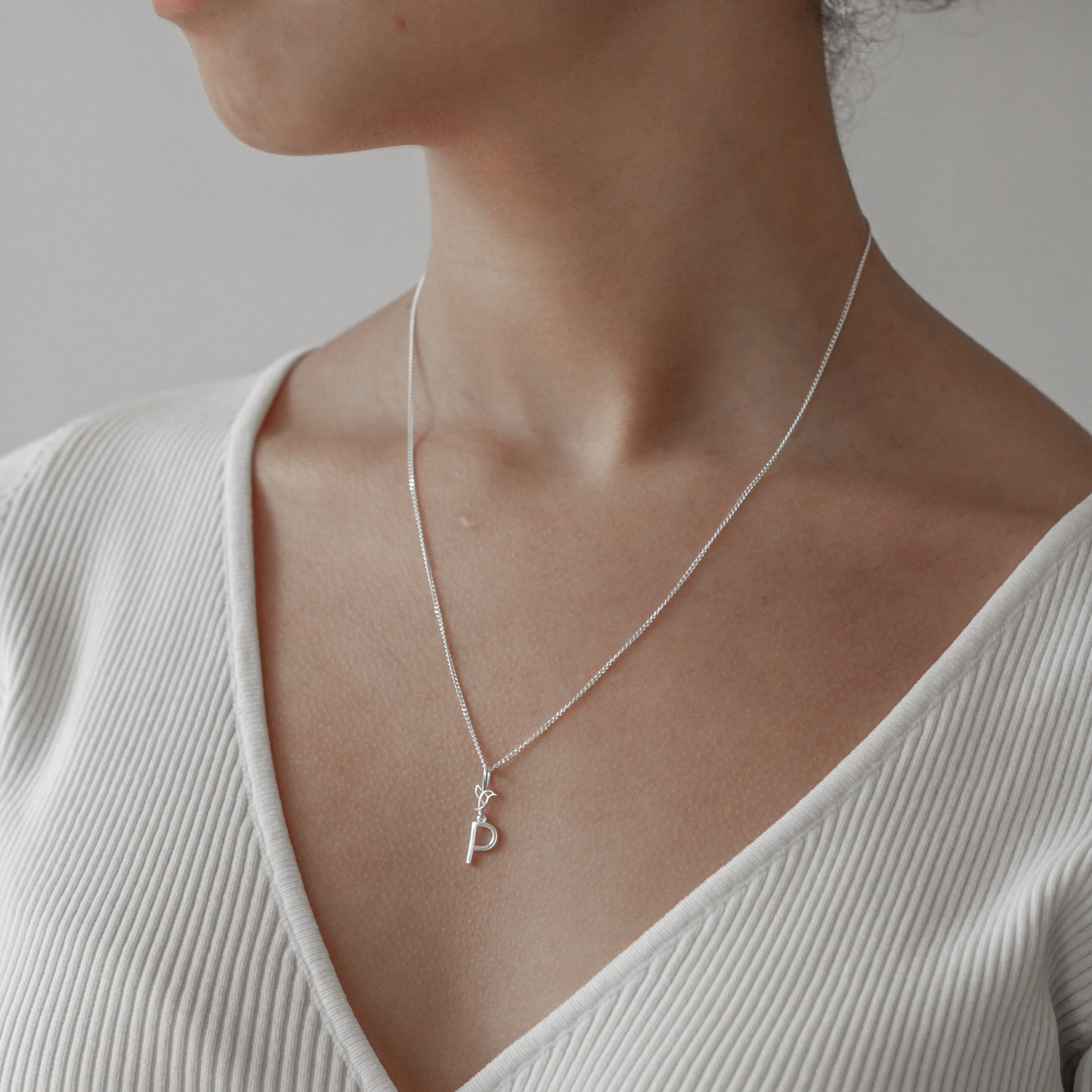 Colgante de mamá Iniciales del Ahora