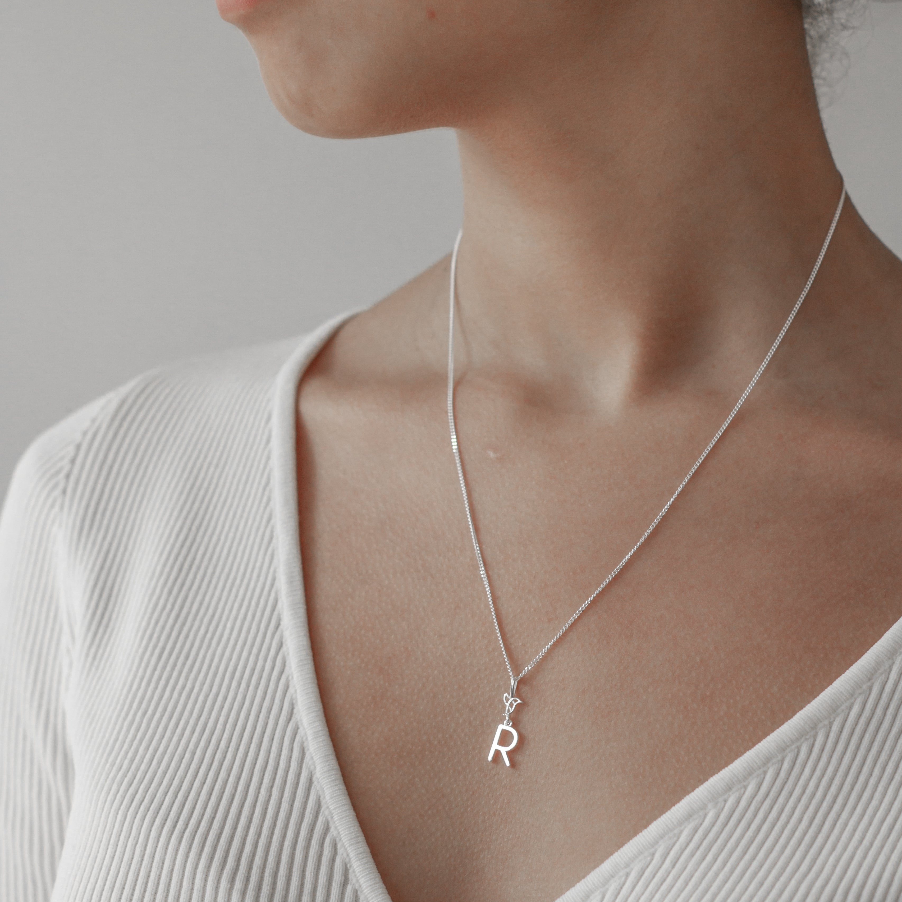 Colgante de mamá Iniciales del Ahora