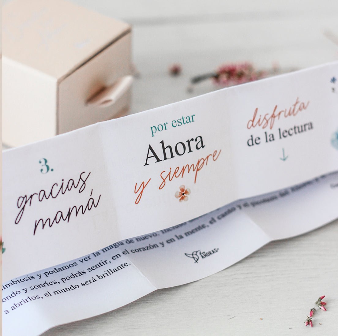 Anillo Ahora - Packaging Regalo a una Madre - LOS AHORAS