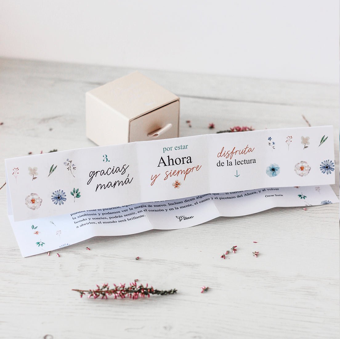 Anillo Ahora - Packaging Regalo a una Madre - LOS AHORAS