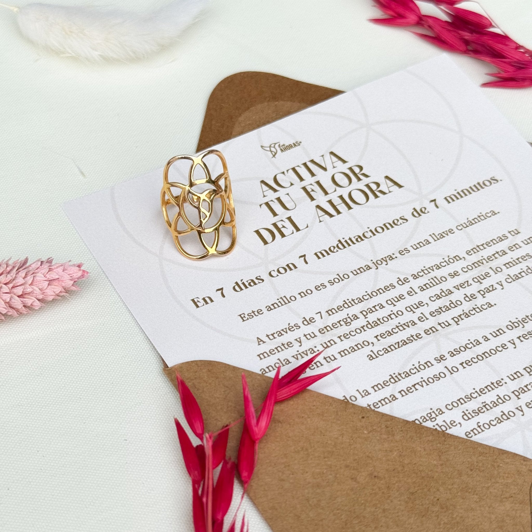 Anillo La Flor del Ahora - LOS AHORAS