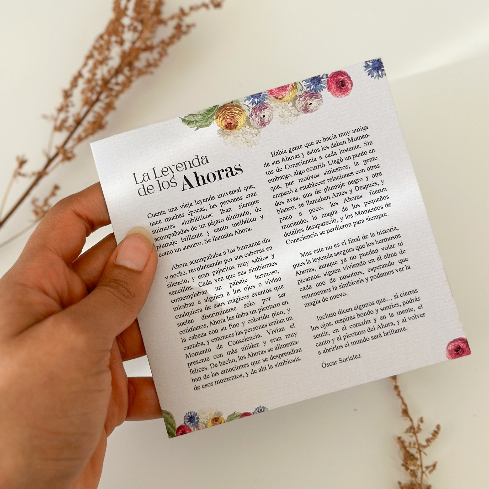 Llavero "Bienvenida Primavera" – Edición limitada - LOS AHORAS