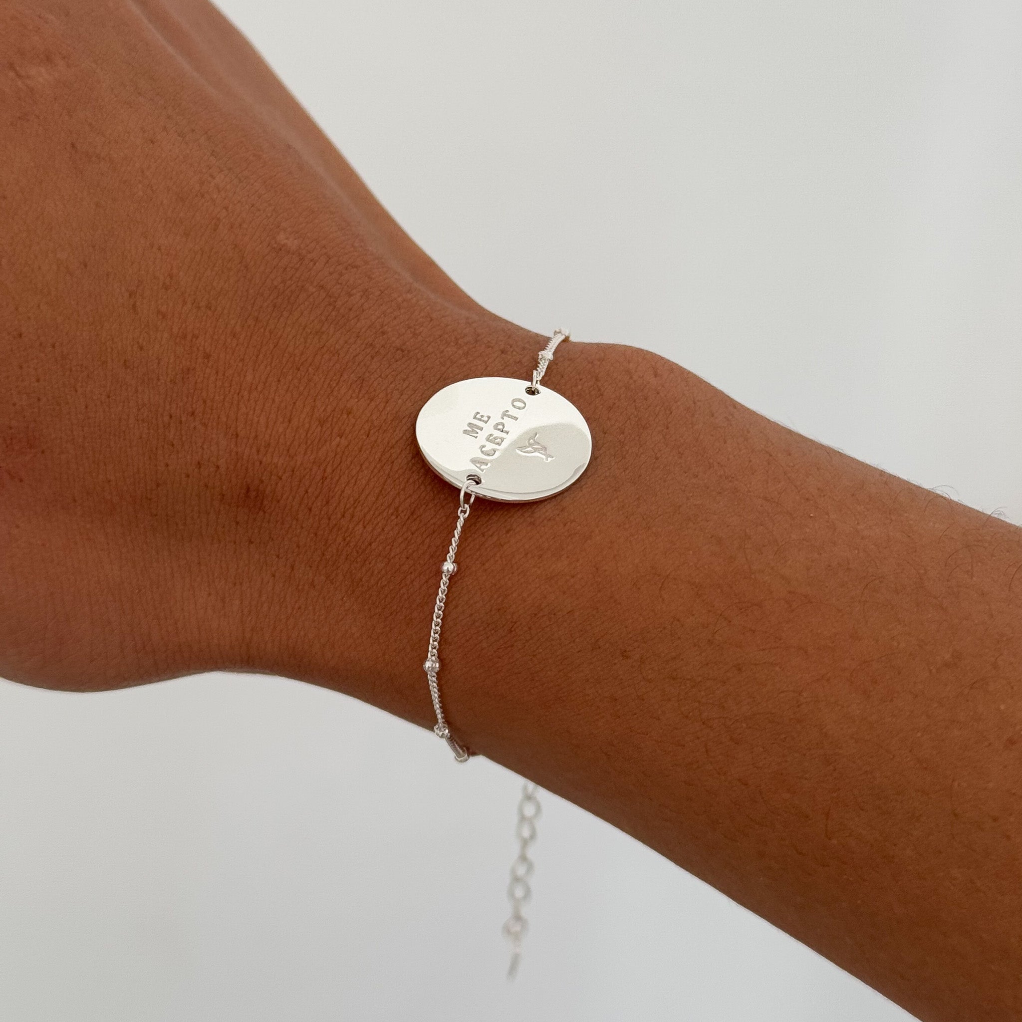 Pulsera "Me acepto Ahora y en todas mis fases" - LOS AHORAS