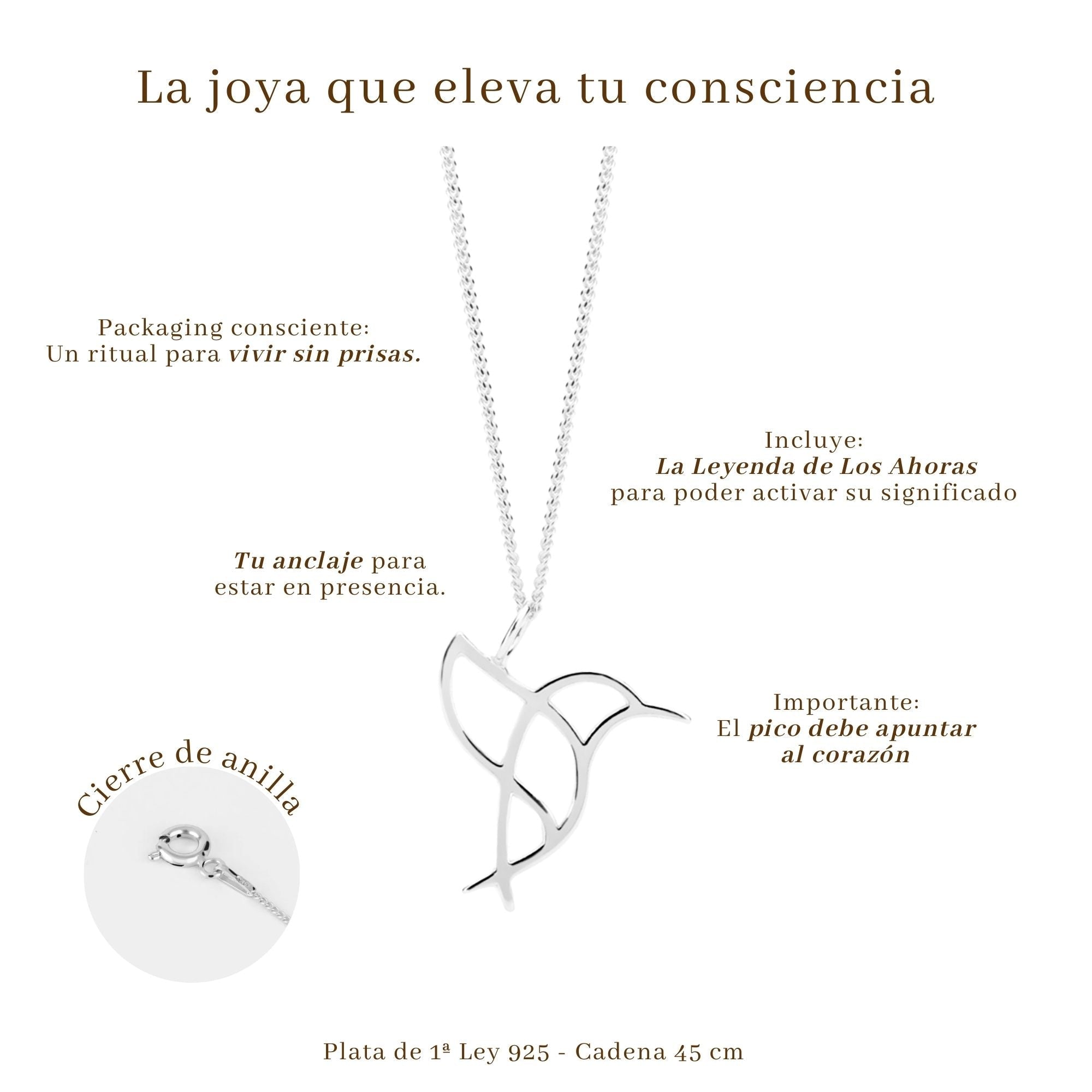 Colgante Ahora Plata de ley - LOS AHORAS