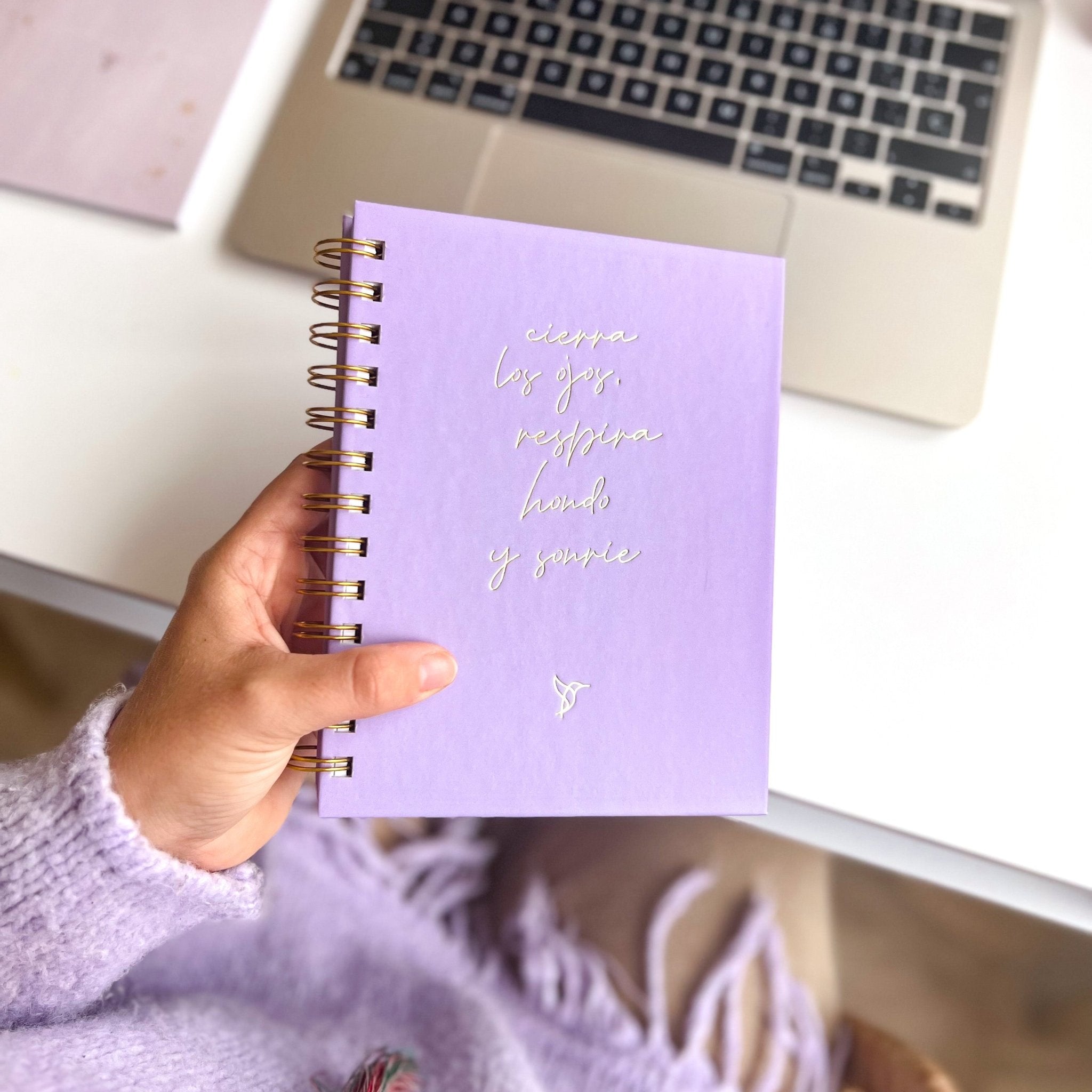 Cuaderno Journal 'VIOLETA' - LOS AHORAS